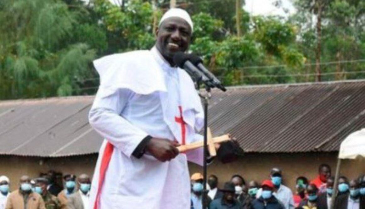 William Ruto cross religious